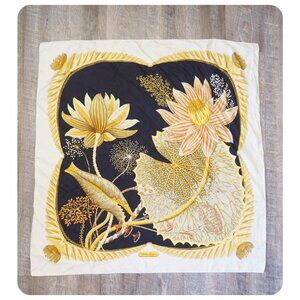 Large Salvatore Ferragamo Floral Silk Scarf